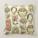 Recherche de rétro hibou coussins Chouette