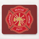 Recherche de pompiers tapis souris Service