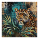 Recherche de chat abstrait posters Jungle