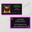 Recherche de party mini cartes visite Barman