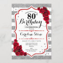 Recherche de rayures rouges invitations Pour elle