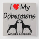 Recherche de doberman horloges Dog