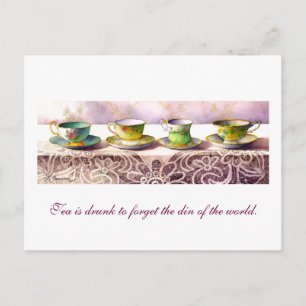 0001 Ligne des Teacups T'ien Yiheng Carte postale