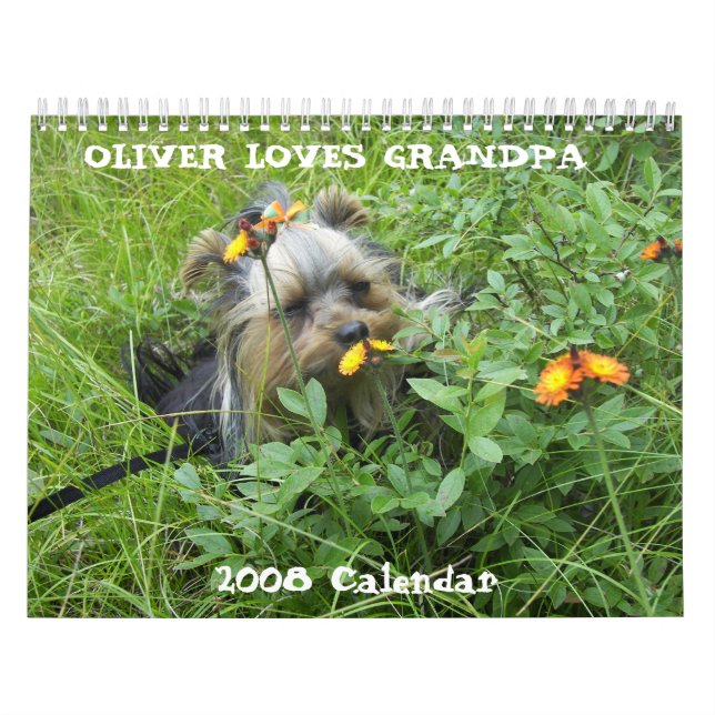 000_0011, OLIVER AIME le GRAND-PAPA, le calendrier (Protection)