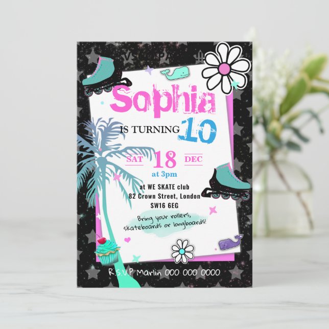 007 Teenager's party vsco tendance thème (Debout devant)