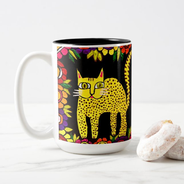 0169 - Basi le chat Mug (Avec donut)