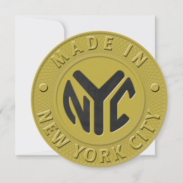 01of12 New York New York Party Invitation (Devant)