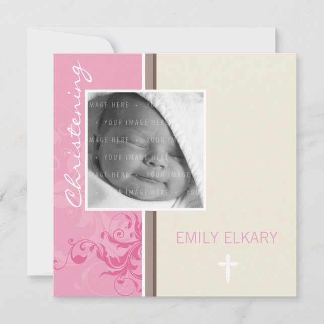 032 Rasha :: Invitation de baptême (Devant)