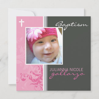 039 Celia :: Invitation de baptême - chic 2SQ V1