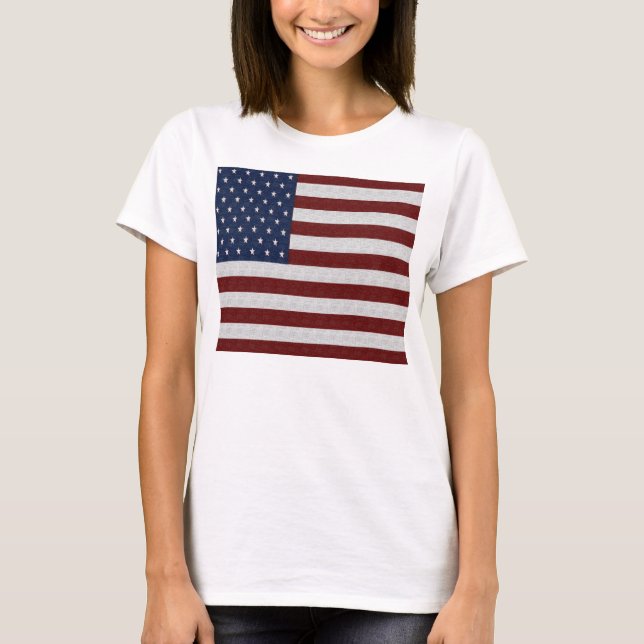 03 - T-shirt de drapeau américain (Devant)