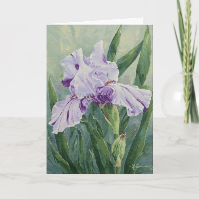 0440 Carte Sympathique Iris Courant Purple (Devant)