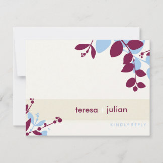 051-Tonya :: CARTE DE RÉPONSE RSVP PLATE