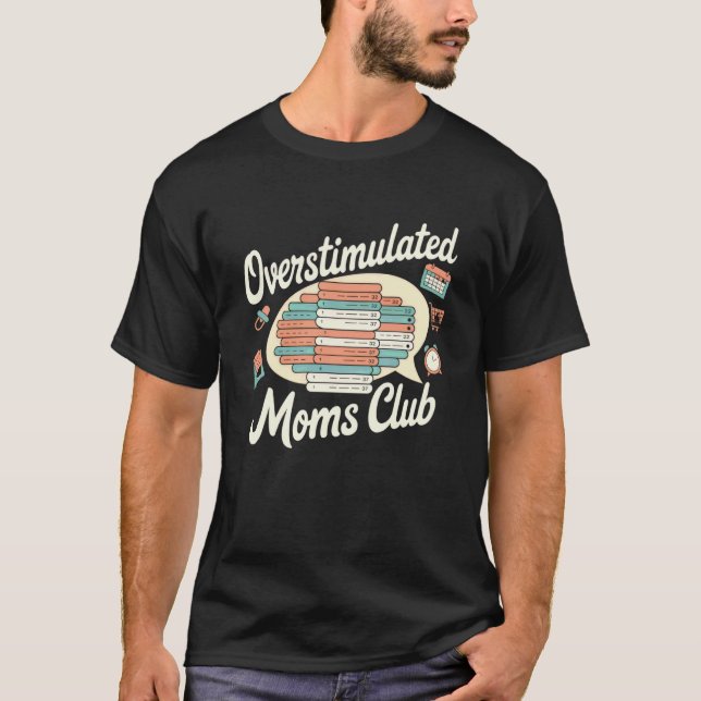 0 Tshirt Club des Mamans Surchargées Dépression Ma (Devant)