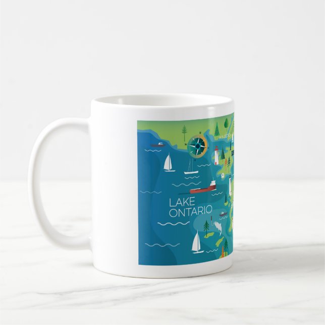 1000 îles 11oz ou 15oz Mug (Gauche)