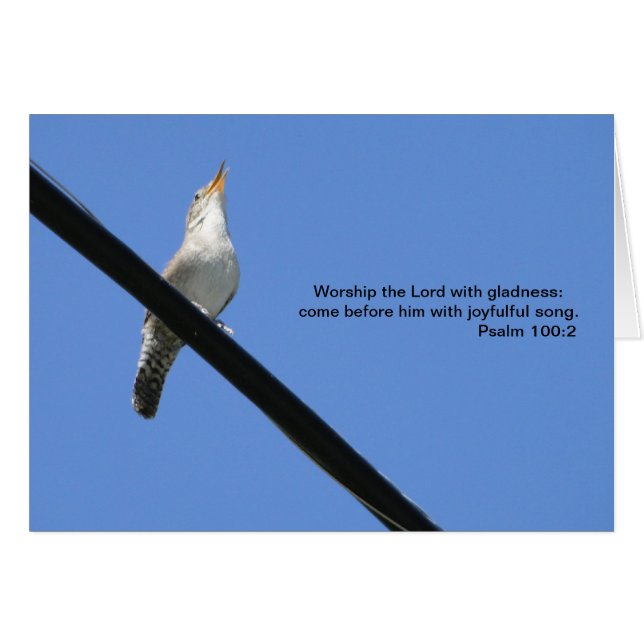 100:2, roitelet et oiseau bleu de psaume (Devant horizontal)