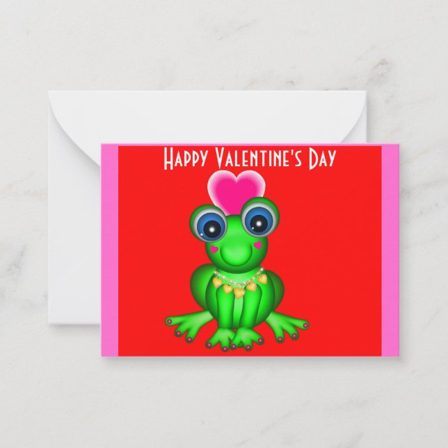 100 cartes Froggy Valentine (Devant)