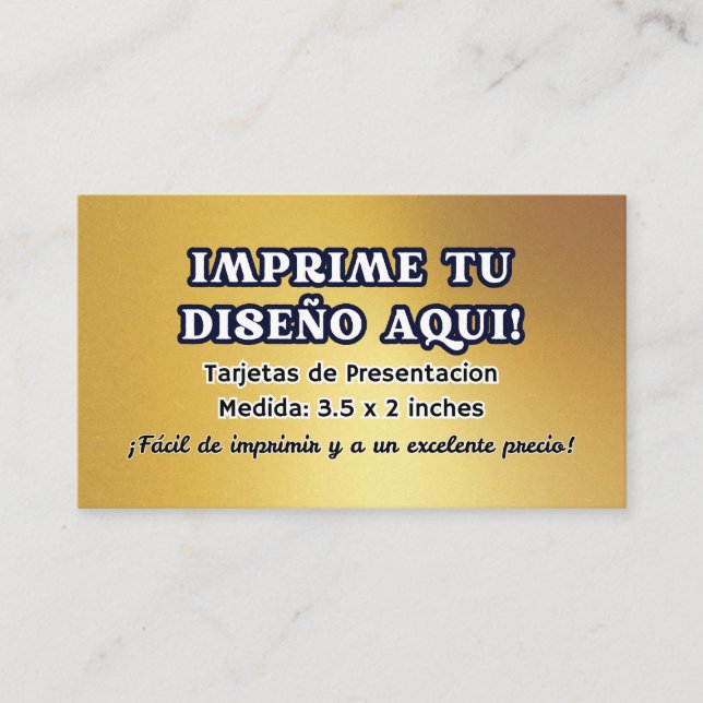 100 Cartes Impression de Cartes pour Entreprise (Devant)