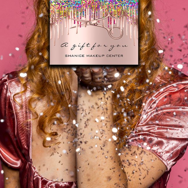 100 Certificat Cadeau Coiffeur Holographe Arc-en-c (Ri-Detersivo)