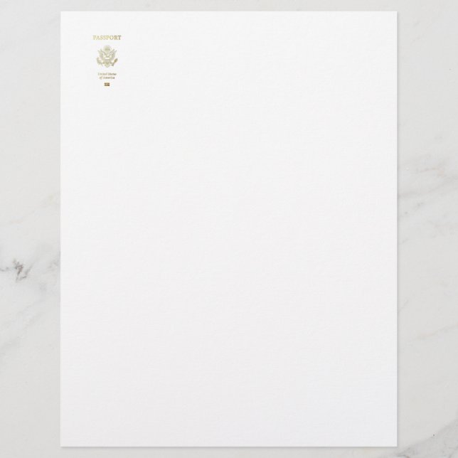 [100] Couverture de passeport américaine (Devant)