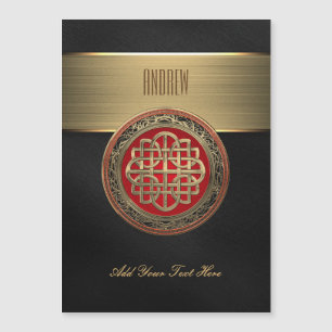 [100] Croix du noeud d'or celtique sacré