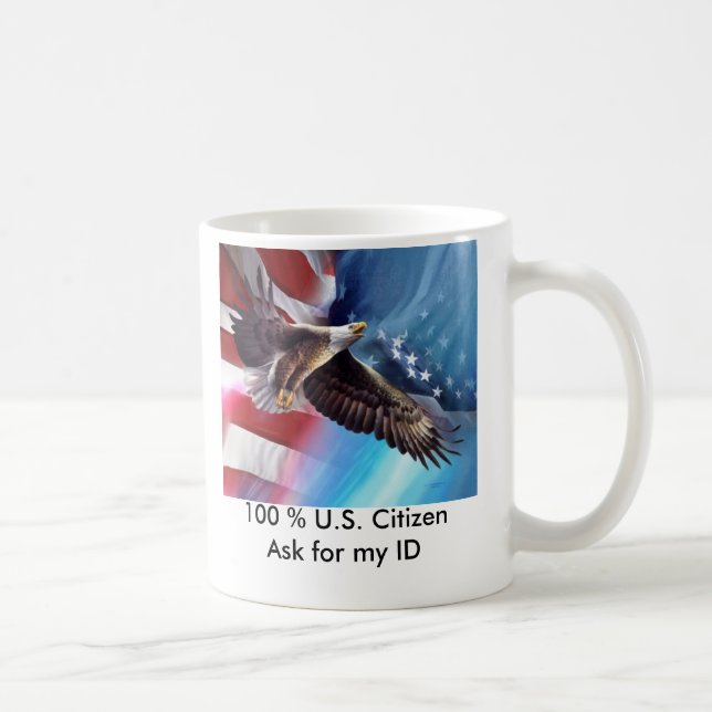 100 % États-Unis Citoyen-Demandent ma tasse (Droite)