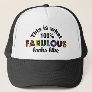 100% FABULEUX casquette - choisissez la couleur