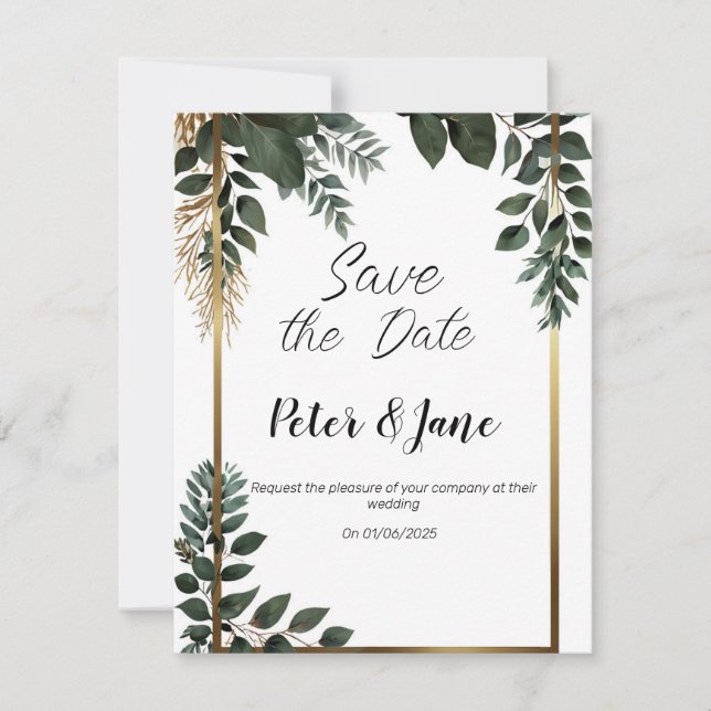 100+ Faire-part de mariage à conserver (Devant)