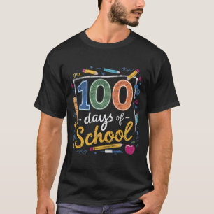 100 jours de conception de t-shirt scolaire