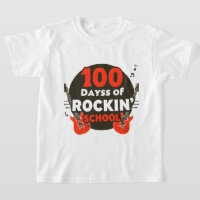 100 Jours de T-shirt d'écoliers Rockin'