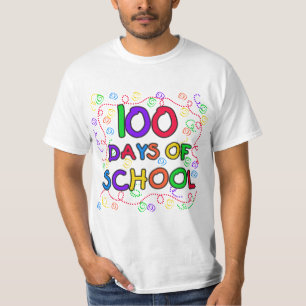 100 jours de T-shirts et de cadeaux de confettis