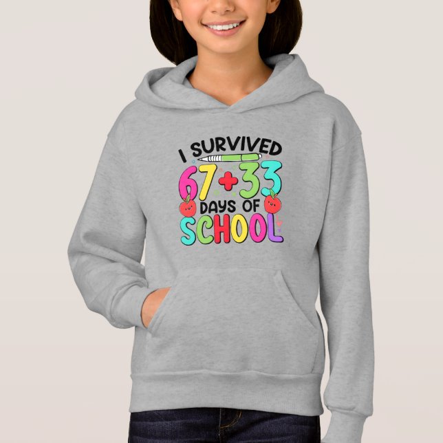 100 jours d'école J'ai survécu 6733 (Devant)