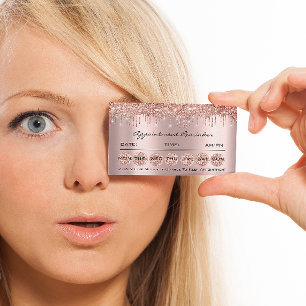 100 mèches de maquillage de cartes de rappel de