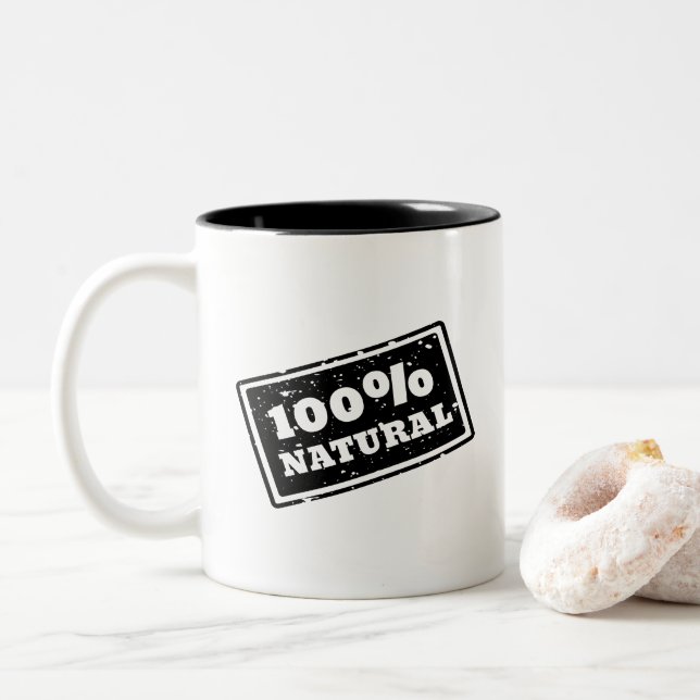 100% Mug naturel (Avec donut)