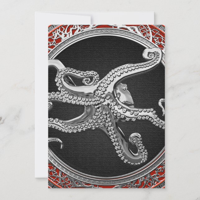 [100] Octopus d'argent sacré en posture défensive (Devant)
