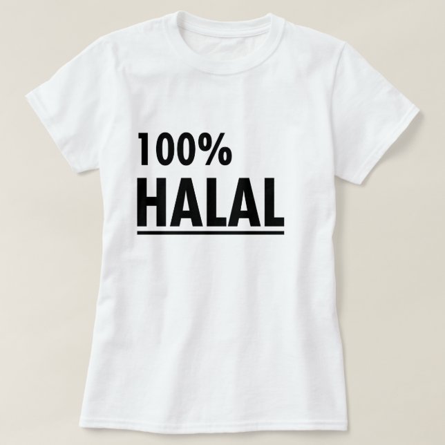 100% T-shirts halaux (Design devant)