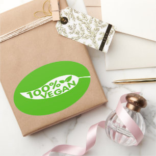 100% végétalien Étiquette culinaire