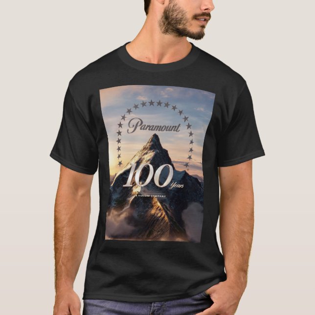 100 Years Of Paramount logo Classic T-shirt (Devant)