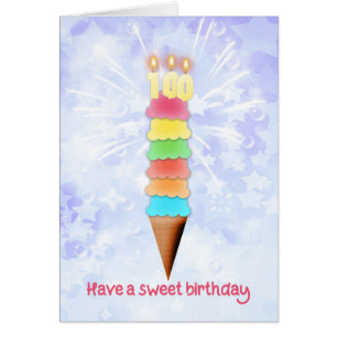 100e anniversaire Crème glacée géante