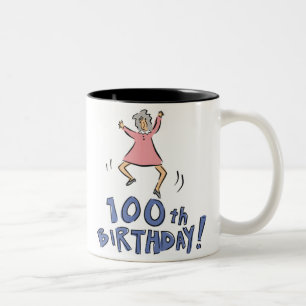 100th Tasse de cadeaux d'anniversaire