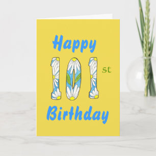 101 e carte d'anniversaire