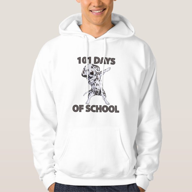101 Jours d'école : Sweat - shirt à capuche Dab Da (Devant)