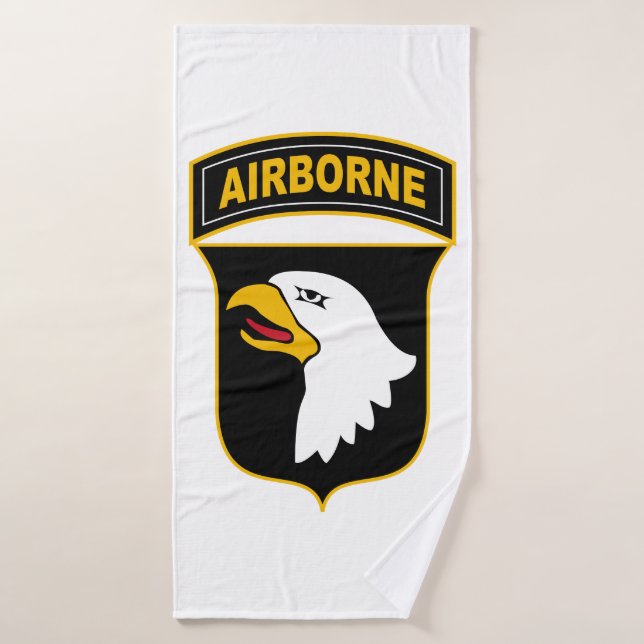 101e division aéroportée Vétéran militaire (Serviette de bain)