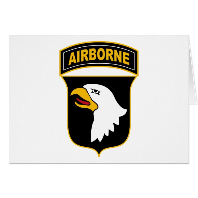 101e division aéroportée Vétéran militaire (Devant horizontal)