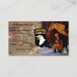 101st Carte d'aumônier de Division