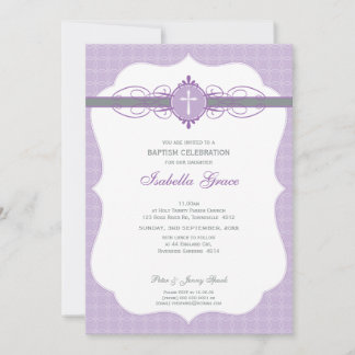 103 Annette - BAPTISM INVITATION :: immaculé