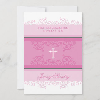 104 Gina :: INVITATIONS de COMMUNION :: boucles 2P