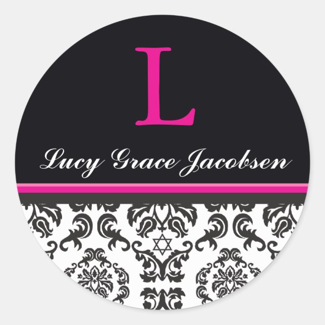 107 Jodene :: STICKER SEAL :: damask1 (Devant)