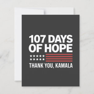 107 Jours d'espoir Merci Kamala