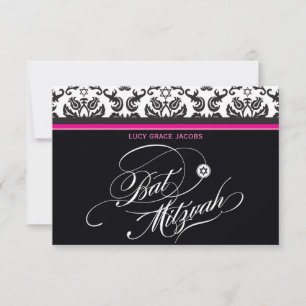 107Jodene - CARTES DE RÉPONSE BAT MITZVAH :: cérém