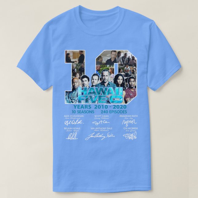 10 ans 2010 2020 Signatures TShirt (Design devant)